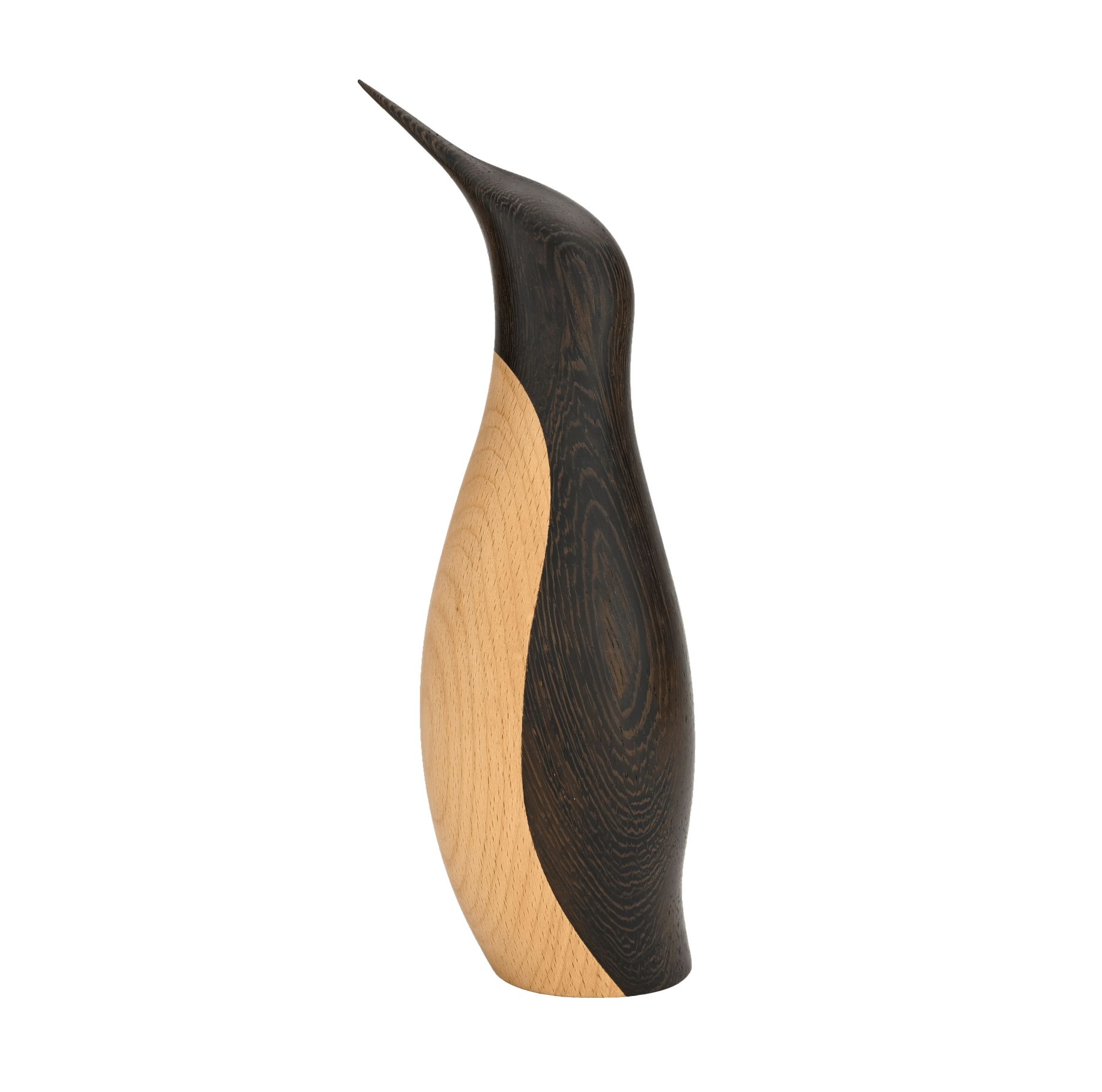 Grand pingouin figure en bois Architectmade PIÈCE UNIQUE